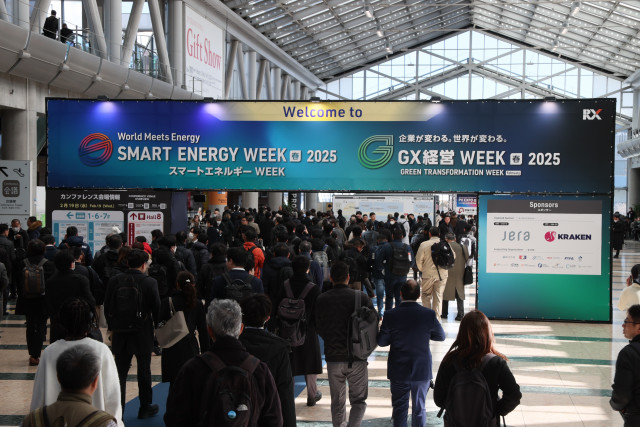 ‘스마트 에너지 위크’ 2025년 봄 전시회 전경