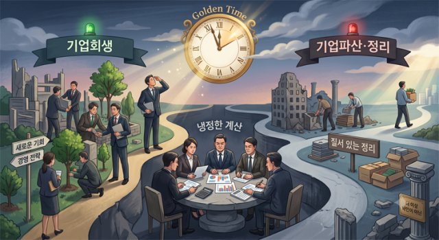 법률사무소 윈앤윈이 신속하고 냉정한 기업회생 결정의 중요성에 대해 조언했다